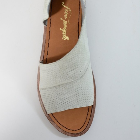 Free People Women Mont Blanc Sandals Leather White - Picture 3 of 3